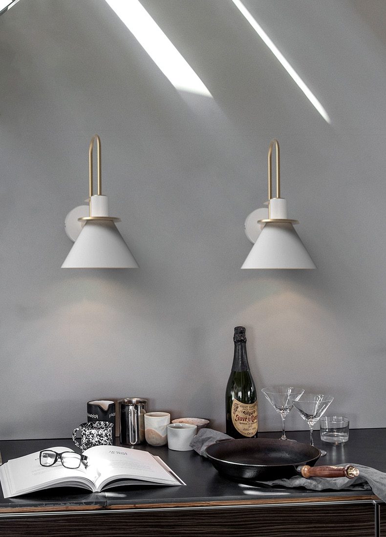 Oliva - Modern Nordic Adjustable Angled Wall Lamp