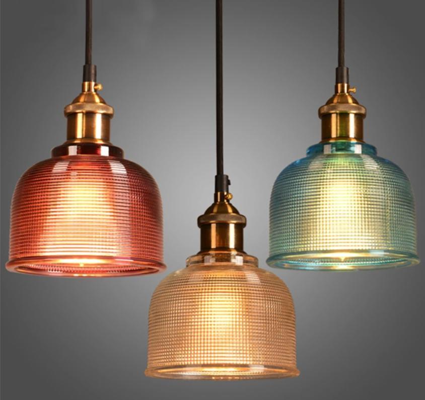 Sosie - Retro European Stained Glass Pendant Light