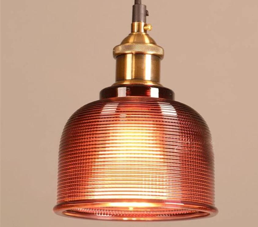Sosie - Retro European Stained Glass Pendant Light