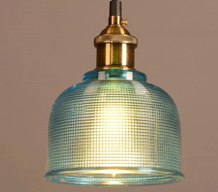 Sosie - Retro European Stained Glass Pendant Light