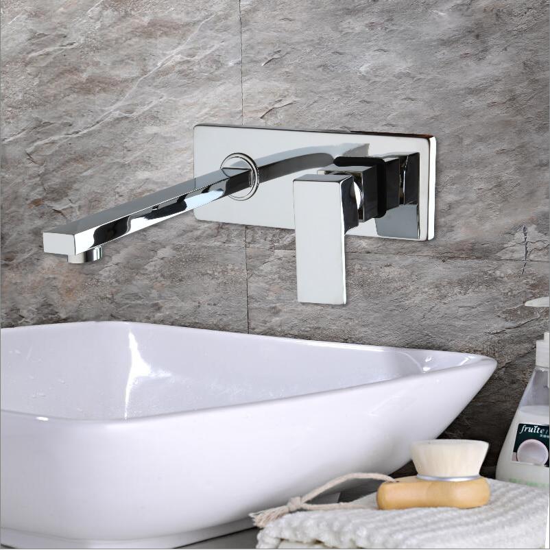Laney - Wall-Mounted Brass Nozzle Bathroom Faucet