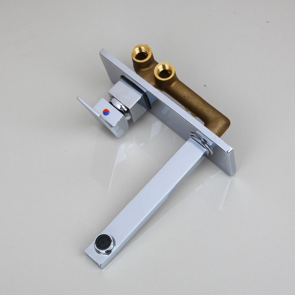 Laney - Wall-Mounted Brass Nozzle Bathroom Faucet