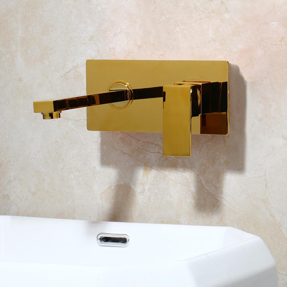 Laney - Wall-Mounted Brass Nozzle Bathroom Faucet