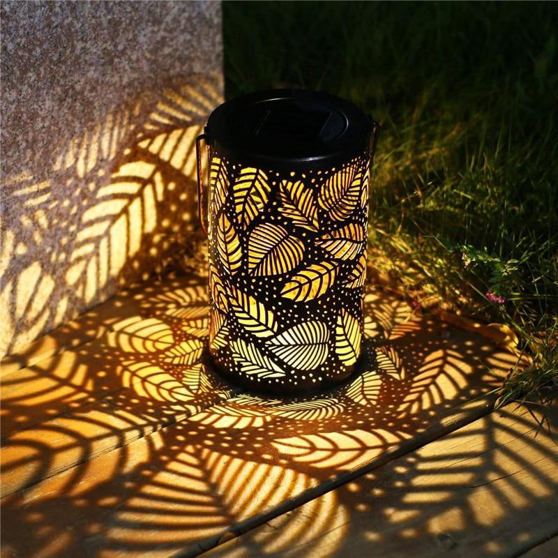 Mateo - Leaf-Pattern Shadow Lantern