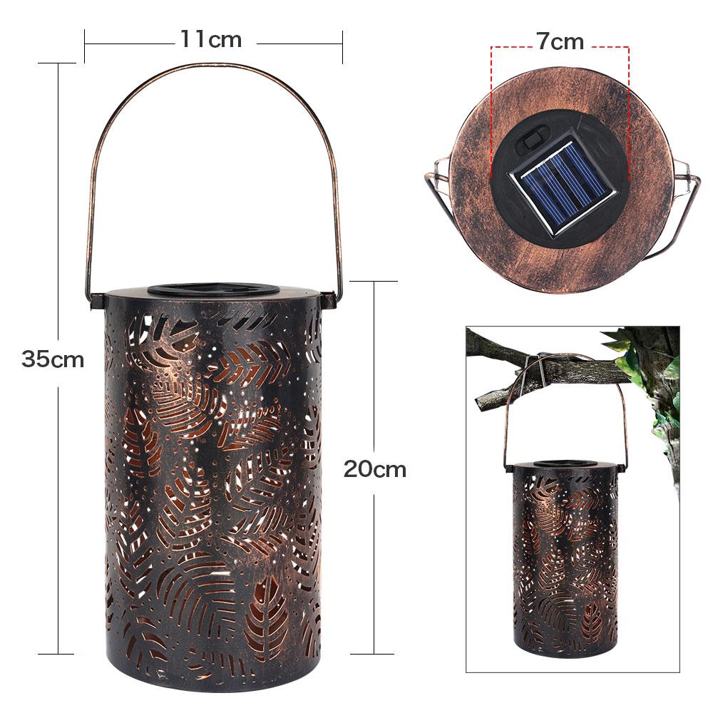 Mateo - Leaf-Pattern Shadow Lantern