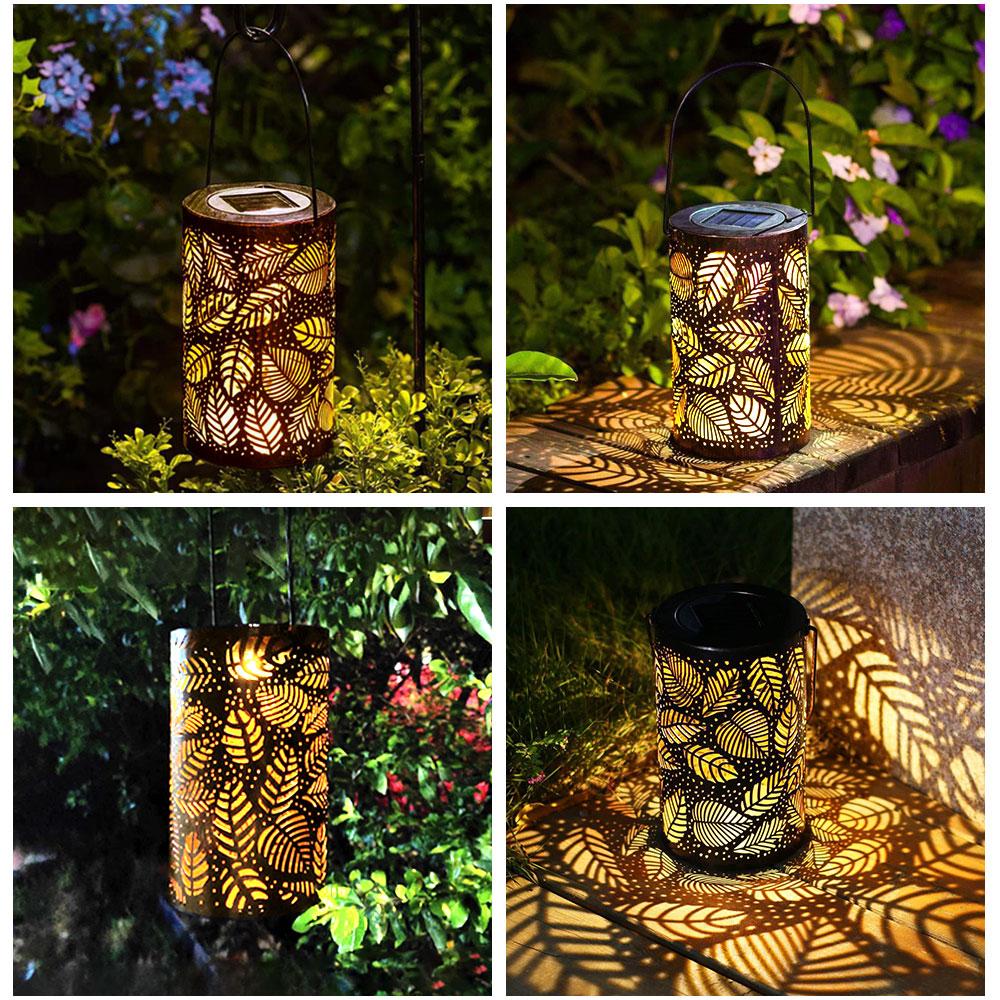 Mateo - Leaf-Pattern Shadow Lantern