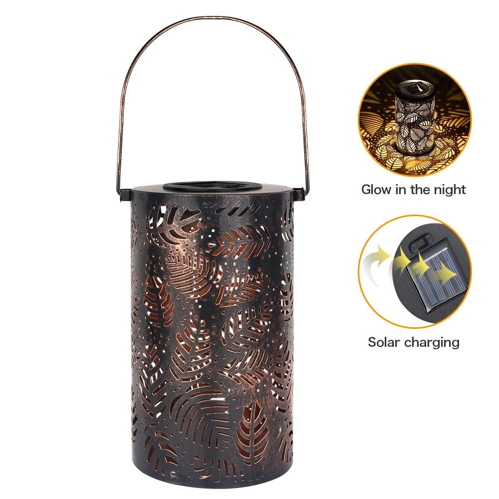 Mateo - Leaf-Pattern Shadow Lantern