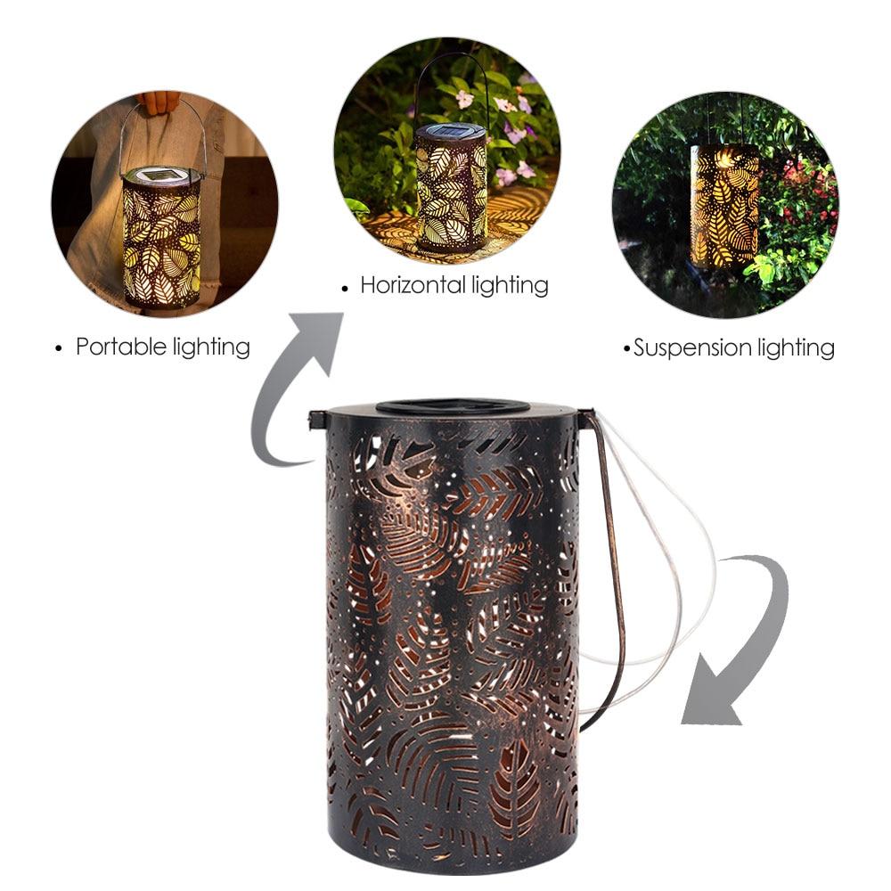 Mateo - Leaf-Pattern Shadow Lantern