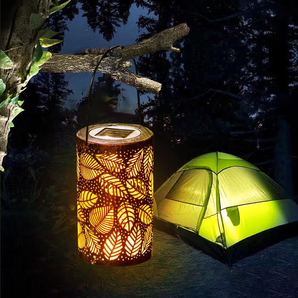 Mateo - Leaf-Pattern Shadow Lantern
