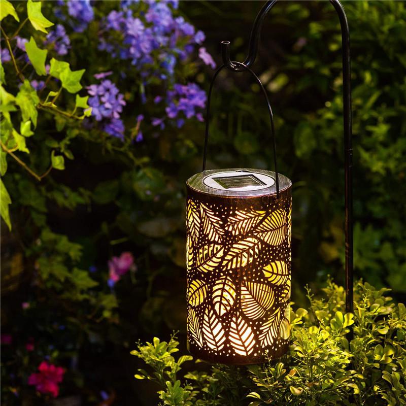 Mateo - Leaf-Pattern Shadow Lantern