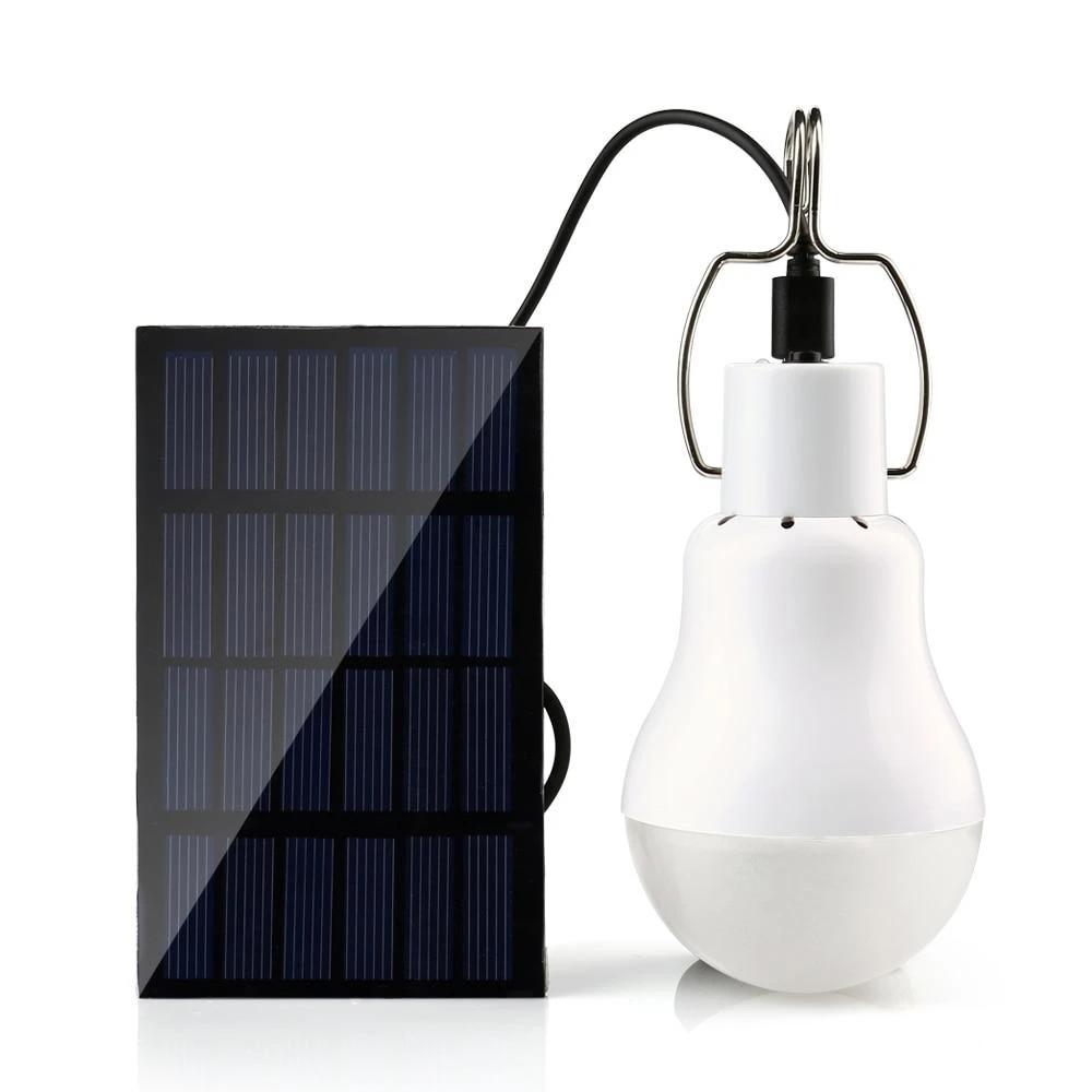 Portable Solar LED Bulb for Outdoors