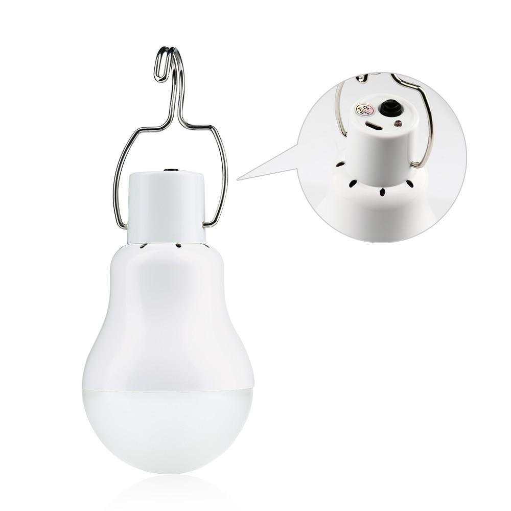 Portable Solar LED Bulb for Outdoors