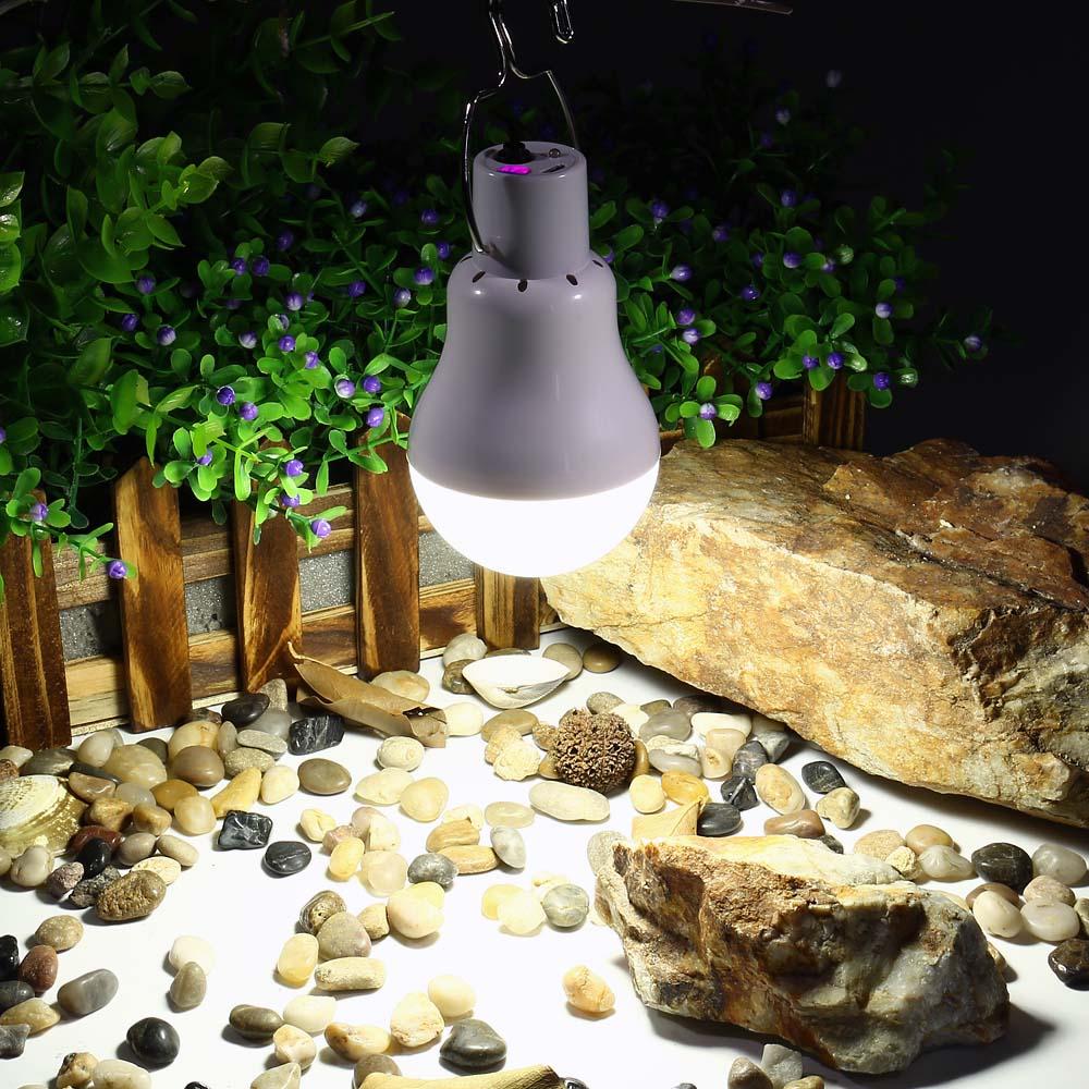 Portable Solar LED Bulb for Outdoors