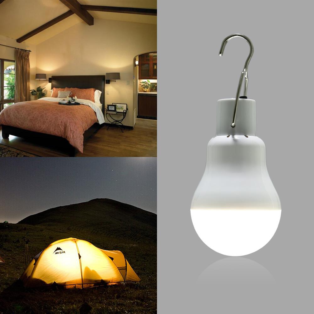 Portable Solar LED Bulb for Outdoors